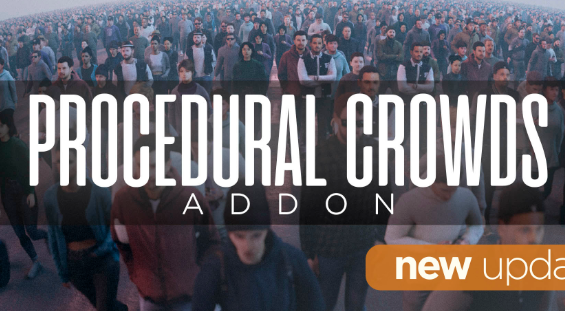 Blender 3.6 Procedural Crowds v1.0.5 + Assets 1.2 FREE Download