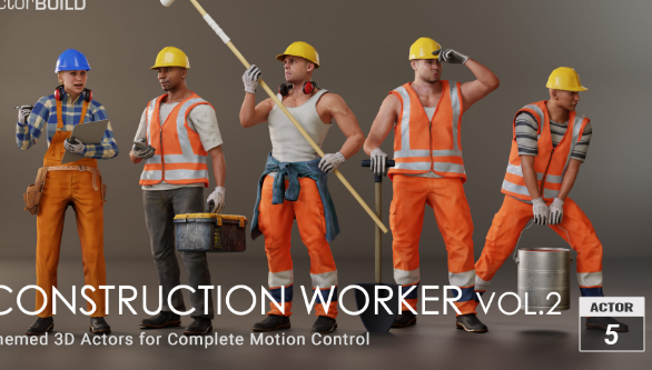 Reallusion ActorCore Construction Workers Vol.2 Crack Download