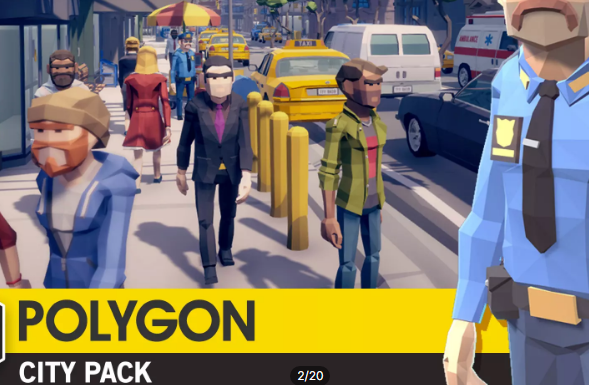 Unity 3D – POLYGON City – Low Poly 3D Art v1.7 Crack Download