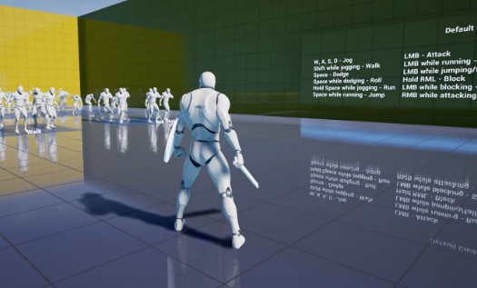 Unreal Engine 5.2 Essential Sword and Shield Anim FREE Download