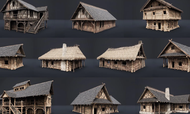 Unreal Engine Enterable Medieval Houses and Cottages - v1 (5.0 - 5.1) Crack 2023 Download