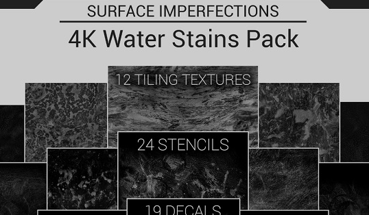 Artstation – Surface Imperfections – Water Stains Pack Crack Download