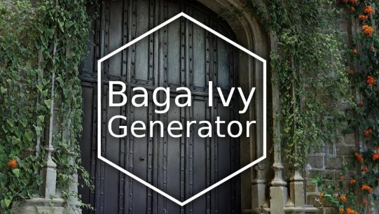 Blender 3.3+ Baga Ivy Generator 1.0.6 Crack 2023 Download