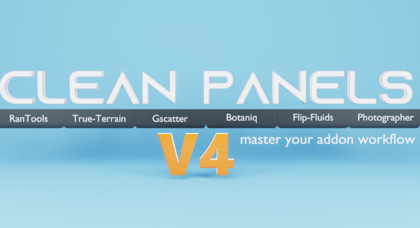 Blender 3+ Clean Panels v4.1.0 Crack 2023 Download