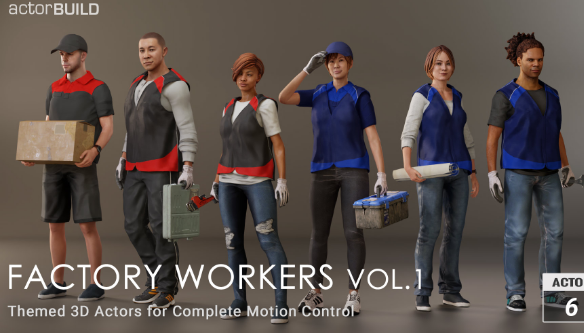 Reallusion - Actorcore Factory Workers Vol.1 Crack Fast Download