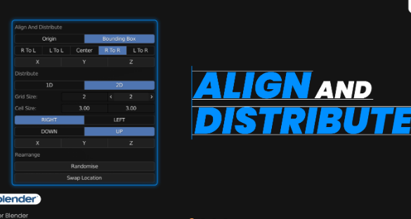 Blender 2.8+ Align And Distribute v2 Crack 2023 Download