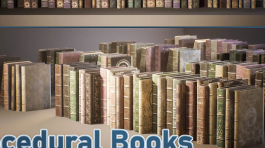 UnrealEngine 5.2 – Procedural Books Crack 2023 Download