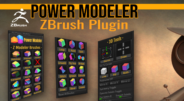 King's Power Modeler ZBrush Plugin v1.9 Crack 2023 Download