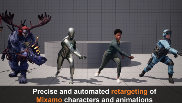 UnrealEngine 4.27 - Mixamo Animation Retargeting OLD Download