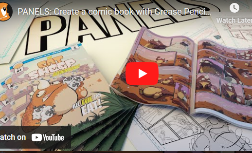 CGCookie - PANELS Create a Comic Book with Grease Pencil in Blender Download