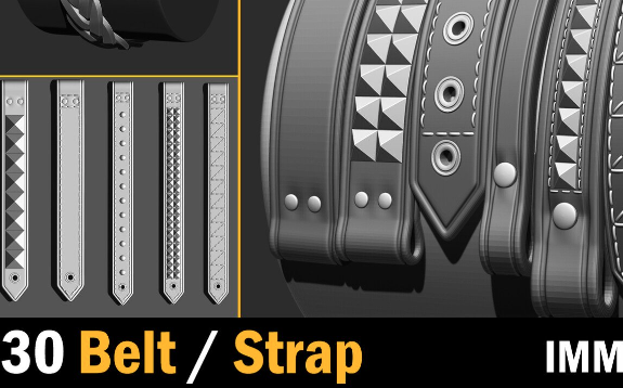 ArtStation - 30 IMM Belt / Strap Brush for Zbrush Crack 2024 Download