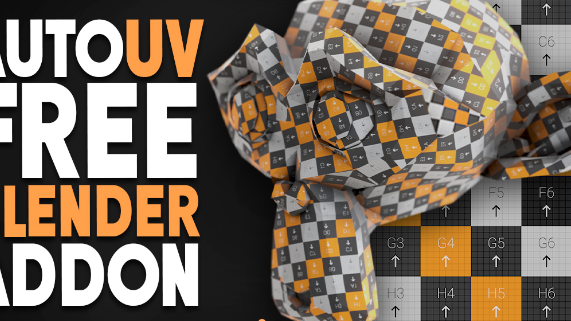 Blender 4 - AutoUV v1.0.1 Addon FREE 2024 Download