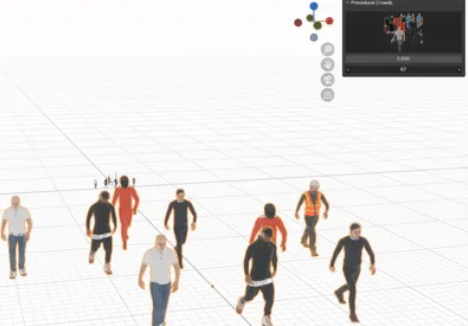 Blender 4 - Procedural Crowds Pro v1.0 FREE Addon 2024 Download