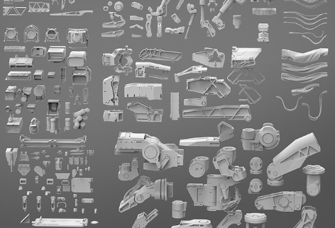 ArtStation - BLACK PHOENIX FULL 3D KitBash Library Crack 2024 Download