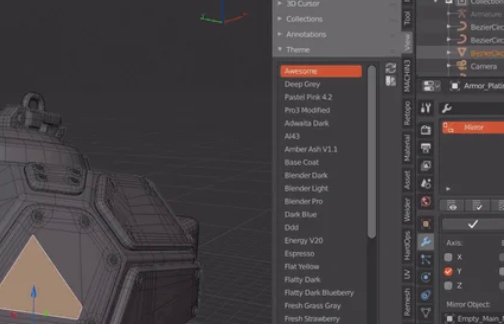 Blender 4 - Theme Switcher 1.1 Addon FREE 2024 Download