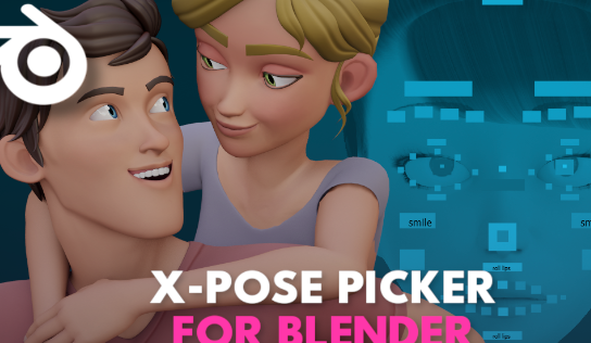 Blender 4 Updated - X-Pose Picker 3.0.2 + Presets Crack 2024 Download