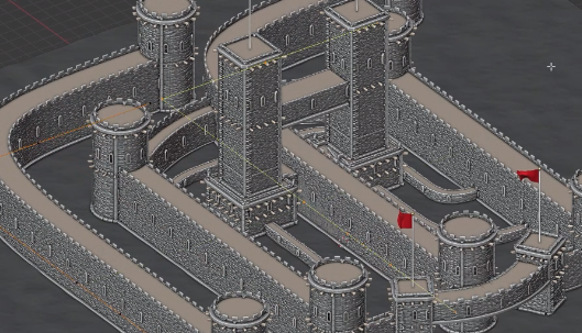 Blender 4 – Castle Generator v0.1 Geometry Nodes FREE 2024 Download