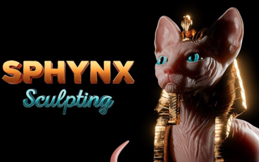 CGBoost - Sphynx Cat Sculpting in Blender 3D Course FREE Download