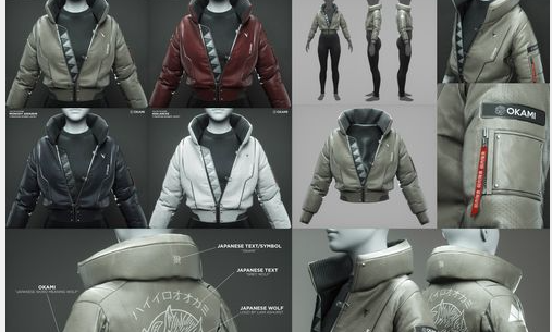 FlippedNormals - Cyberpunk Bomber Jacket 3D Fashion Design Complete Course FREE 2024 Fast Download