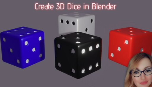 SkillShare - Create 3D Dice in Blender Course FREE 2024 Download