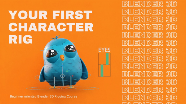 Skillshare - Blender 3D Your First Character Rig Course FREE Fast Download