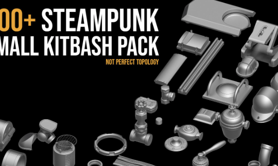 ArtStation - 100+ Steampunk Small Kitbash Pack Vol 2 Crack 2024 Download