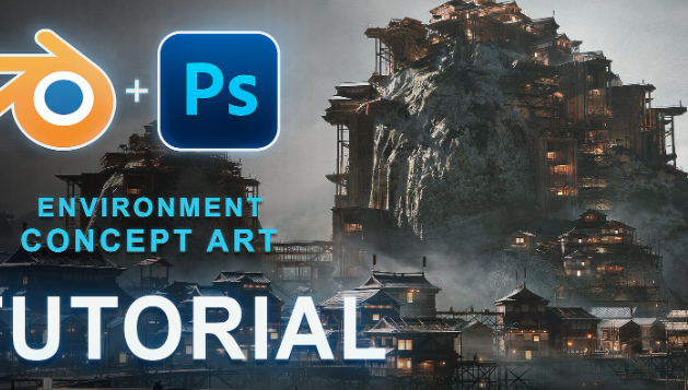 ArtStation – Japanese Stilt City Environment Course Free Download