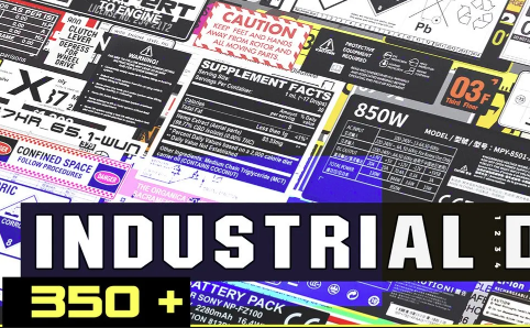 ArtStation - INDUSTRIAL DECALS 350+ MEGA PACK Crack 2024 Download