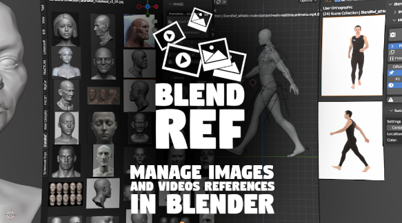 Blender 3.4.0 + BlendRef v1.1 Addon 2024 Download