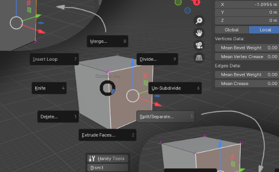 Blender 4.2 Context Pie v0.8.6 - Sensitive Pie Menus Addon Download