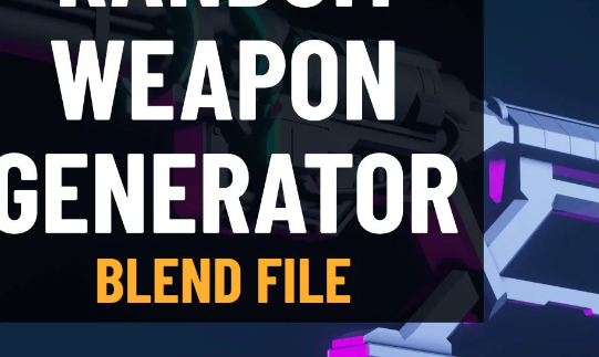 Blender FREE Random Weapon Generator 2024 Download