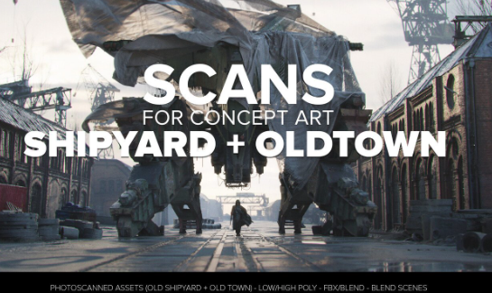 Artstation Scans – OLD SHIPYARD – TOWN 3D Kitbash Crack Download