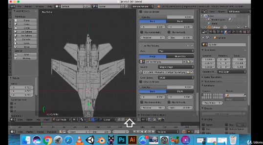 Udemy - Guide to quickly creating Blender art High poly jet plane! Complete Course FREE 2024 Download 