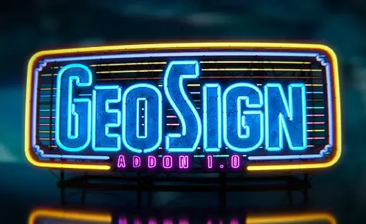 Blender addon Geo Sign v1.1.0 Free Crack Download