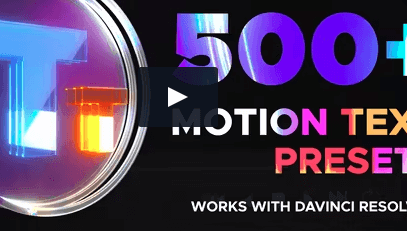 Videohive Text Presets for DaVinc Crack 2024 Download