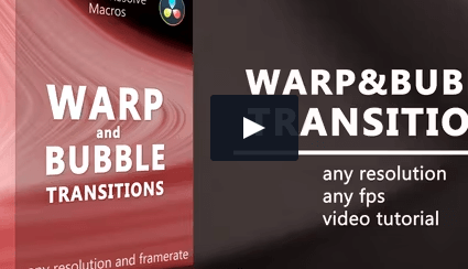 Videohive Warp & Bubble Transitions DaVinci Crack Download