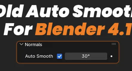 Blender 4.1 Old Auto Smooth v1.0.2 Addon FREE Download