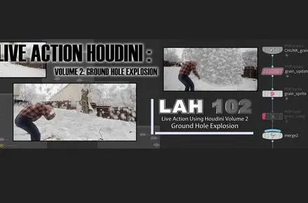 CGCircuit - Houdini Live Action Ground Hole Explosion Course Download