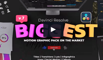 Videohive - Motion Graphic Pack Davinci V.3 Free Download