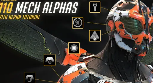 ArtStation - 110 Mech Alphas Bundle Crack 2024 Easy Download