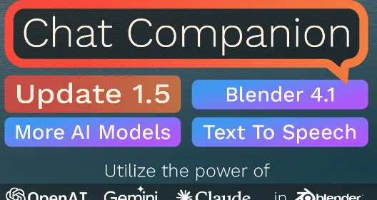 Blendermarket Chat Companion v1.5.2 Addon Crack Download