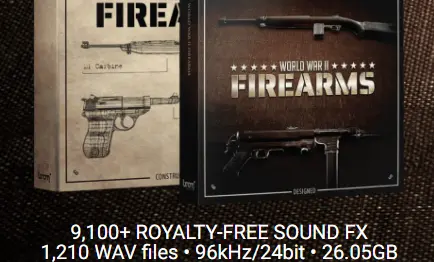 Boom Library WORLD WAR II FIREARMS Sounds Free Download