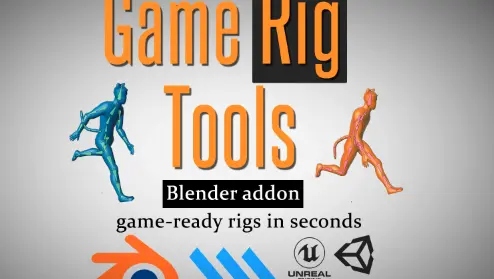 Blender 4.1 - Game Rig Tools 4.1 Addon Crack 2024 Download