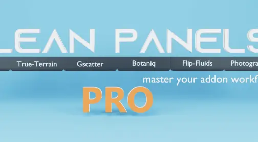 Blender 4.2 Clean Panels Pro v6.0 Free Download 2024