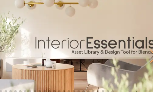 Blender 4 Addon Interior Essentials Pro Full Crack Fast Download