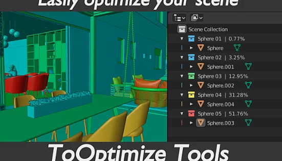 Blender addon ToOptimize Tools V1.2.7.4 Crack Update Download