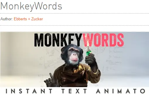 aescripts - MonkeyWords v1.0 easy Crack 2024 Download