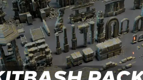 Artstation - Ancient Temple Kitbash Asset Pack Crack Download