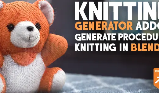 Blender 3.6+ Knitting Generator Addon 4.0 Crack Download