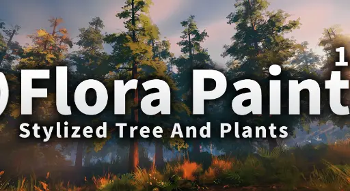 Blender Stylized Trees Flora Paint v1 PRO Free Download